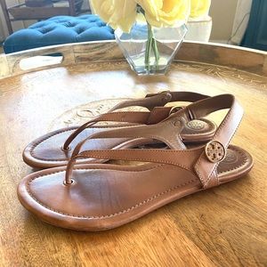 Tory Burch leather thong sandals